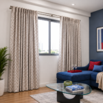 Modern Bedroom Layout Featuring a White UPVC Window Design