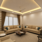 Modern Tray Ceiling Design with Warm LED Lighting