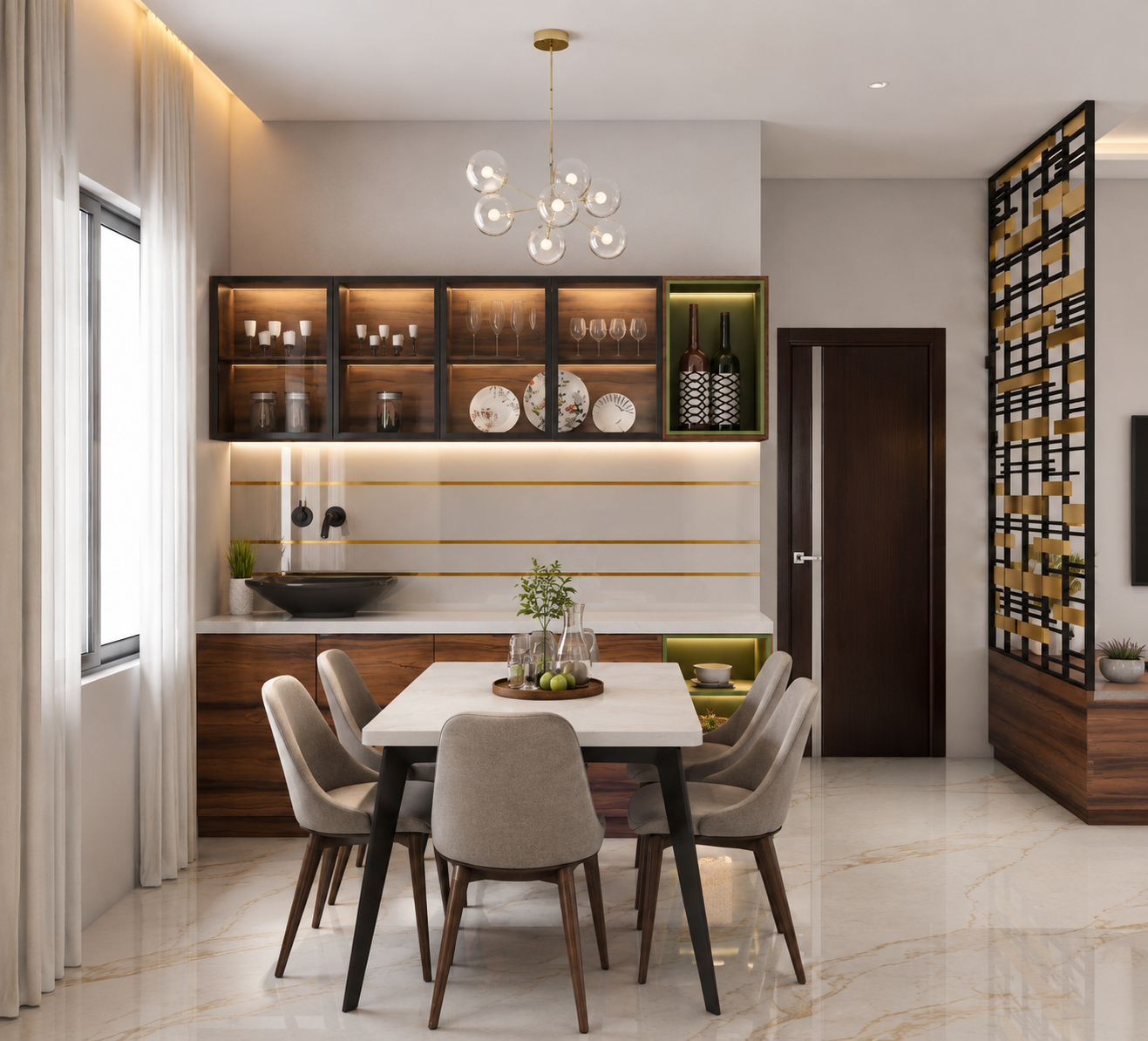 ChatGPT Image Aug 13, 2026, 04_12_40 PM Modern Luxury Crockery & Dining Unit - Image 1