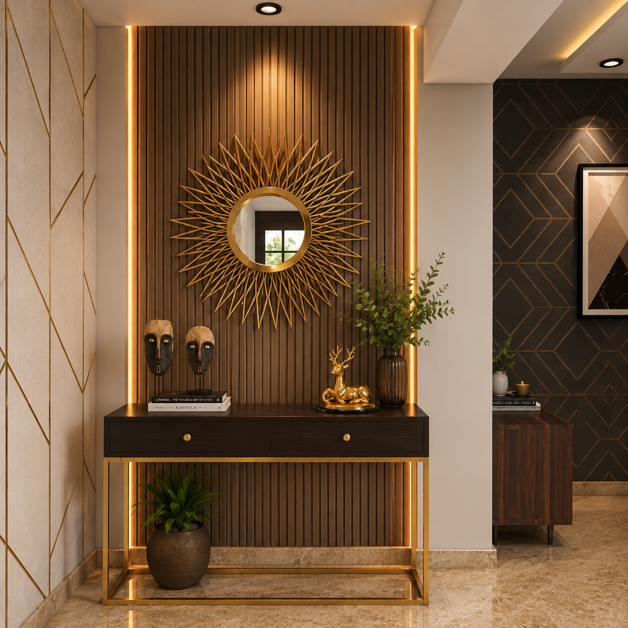 ChatGPT Image Aug 13, 2026, 06_02_17 PM Luxurious Modern Foyer Console - Image 1