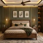 Warm Contemporary Master Bedroom