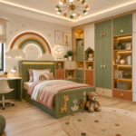 Playful Contemporary Kids’ Bedroom