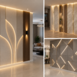 Modern Sculptural Feature Wall