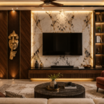 Luxury Modern TV Wall & Living Room Interior