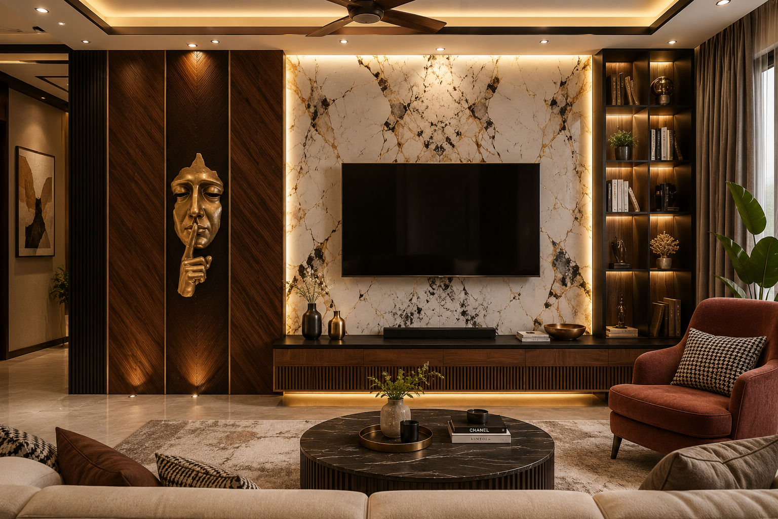 ChatGPT Image Aug 13, 2026, 06_55_32 PM Luxury Modern TV Wall & Living Room Interior - Image 1
