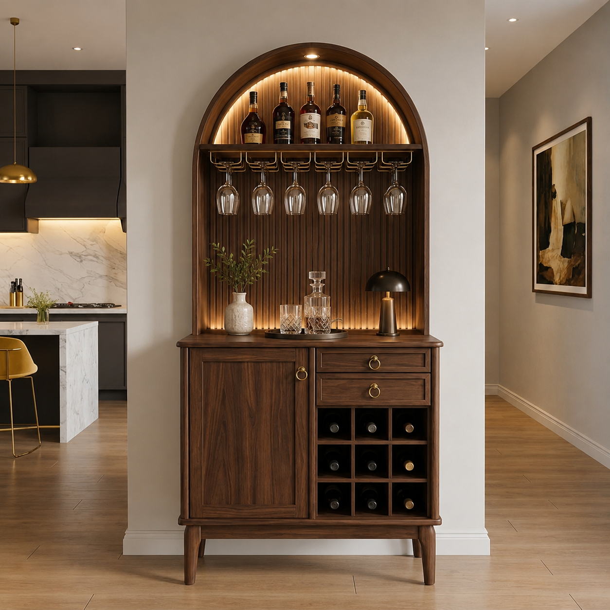 ChatGPT Image Aug 17, 2026, 01_25_51 PM Elegant Wooden Home Bar Cabinet Design - Image 1