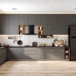 Modern Wood Look Flooring Design with Tiles
