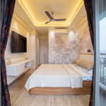 Botanical Mural Classic Guest Bedroom Design